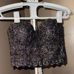 Windsor Midnight Black Bustier
